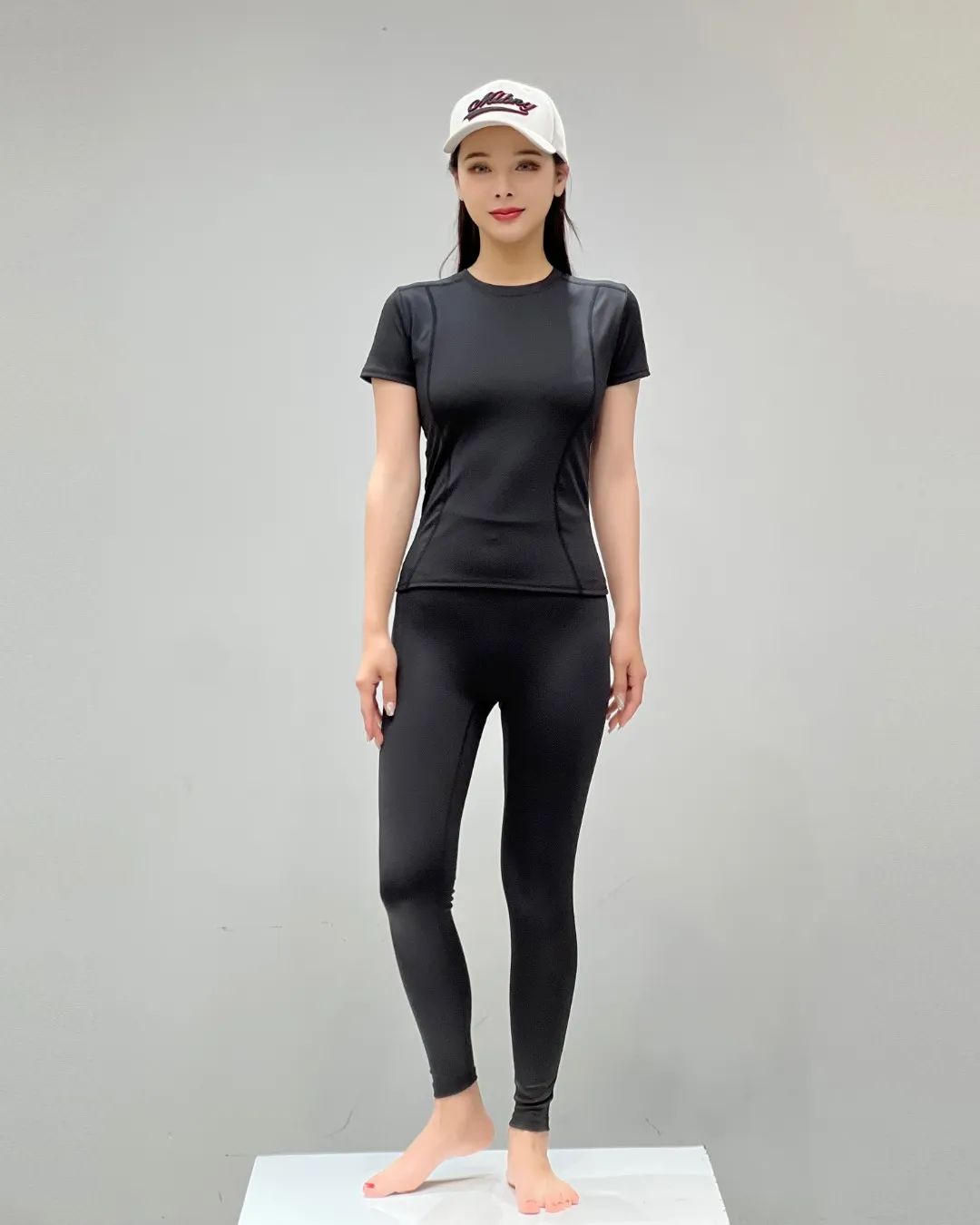 Sportswear Women's Running Fitness Set - Black Jacket + Black Pants + Bra