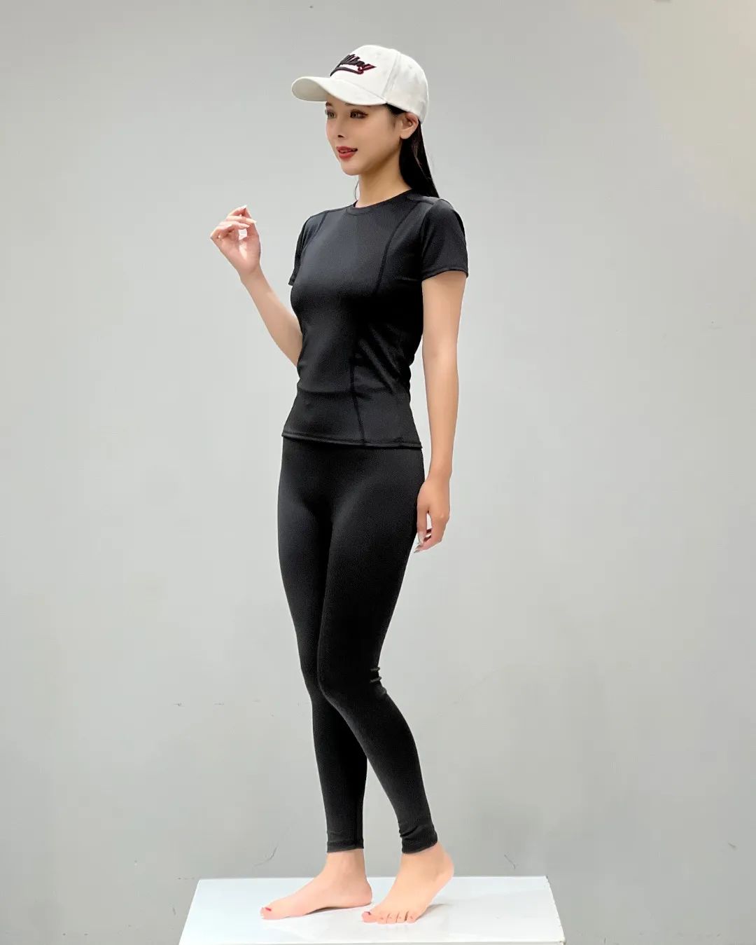 Sportswear Women's Running Fitness Set - Black Jacket + Black Pants + Bra